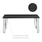 Hastings Home Hairpin Leg Coffee Table, Black 795917FYV - alternate 6